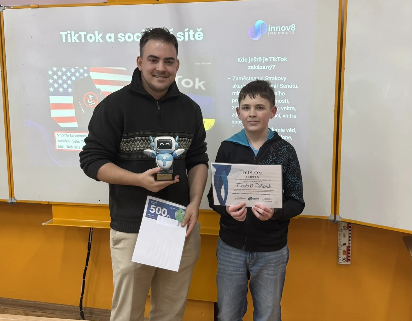 1. místo – Tadeáš Vaník, ZŠ Amálská Kladno