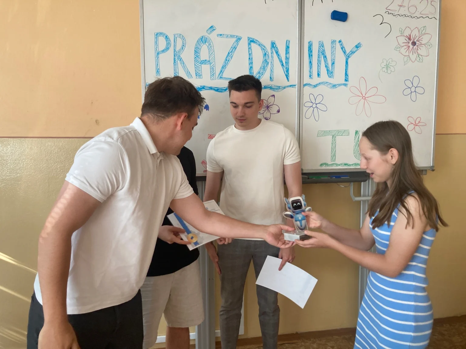 Vítězka Eva Puklová z Gymnázia Dačice